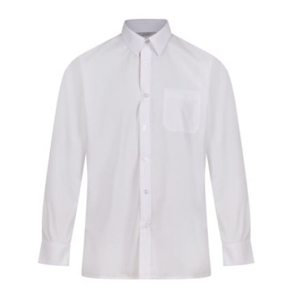 BOYS Long Sleeve Non-Iron Shirts - Twin pack Junior Thumbnail